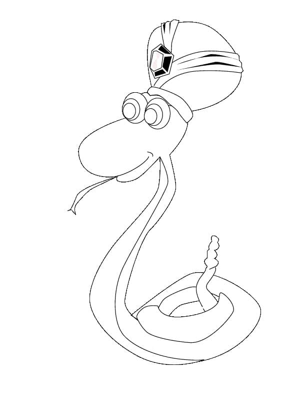 Serpent 7 coloring page