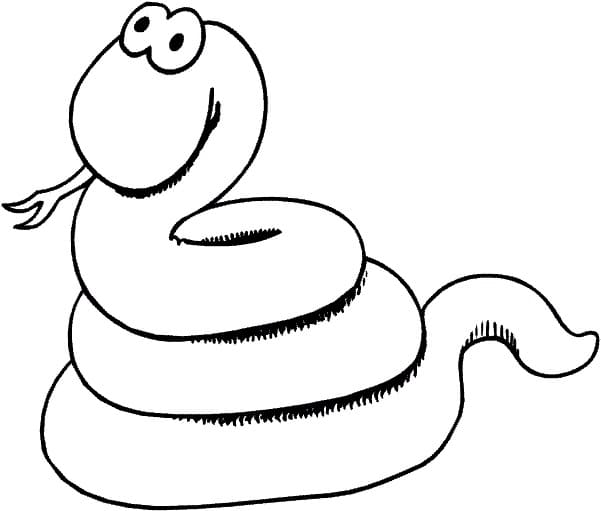 Serpent Gratuit coloring page