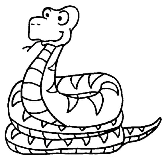 Serpent Normal coloring page