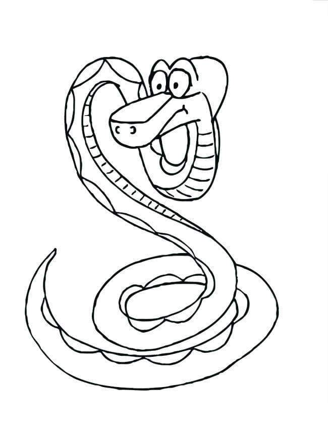Coloriage Serpent