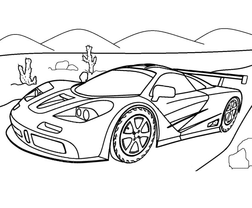Superbe Voiture Bugatti coloring page