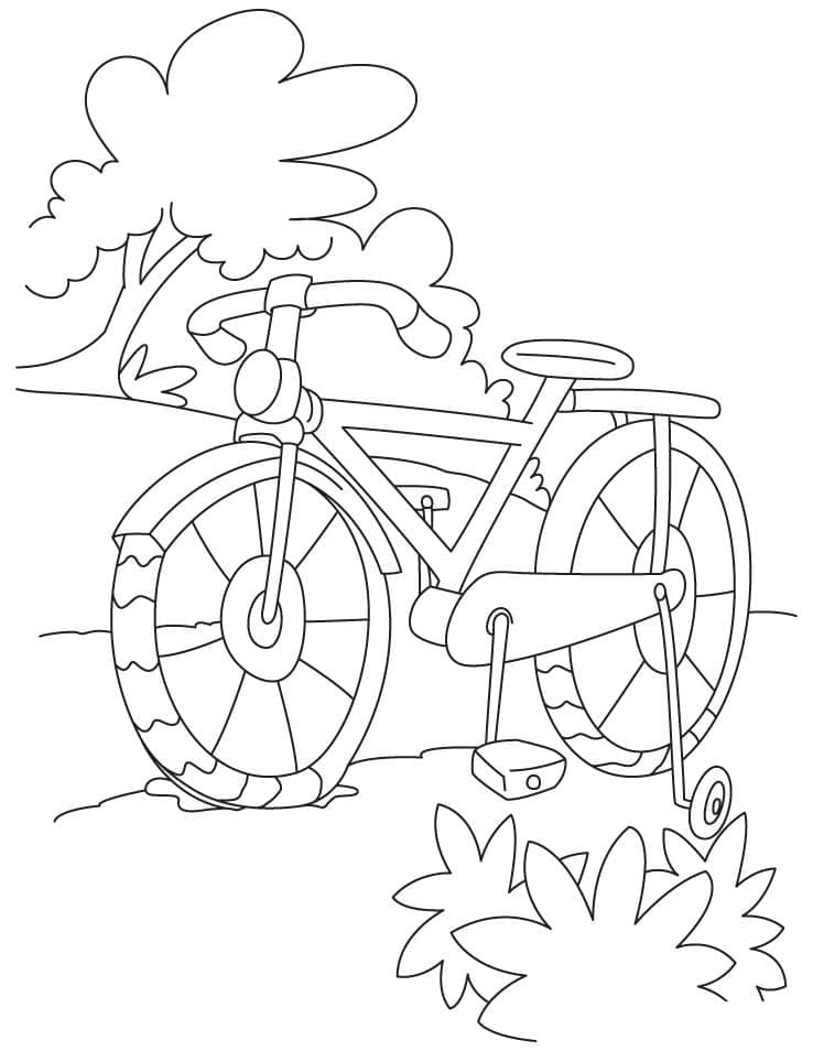 Vélo Enfant coloring page