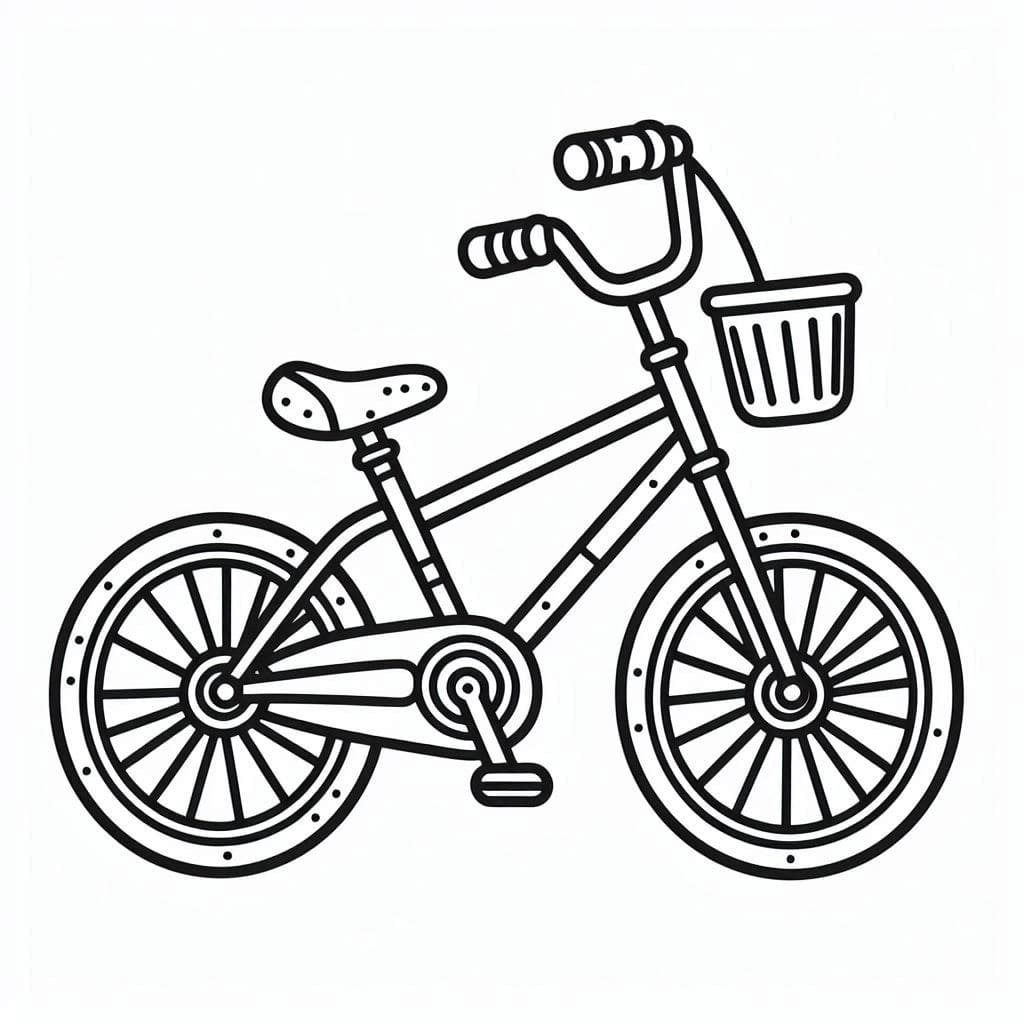 Vélo Pour Les Enfants De 2 An coloring page