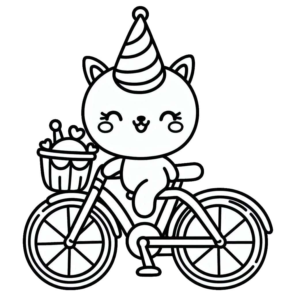 Vélo Pour Les Enfants De 6 An coloring page