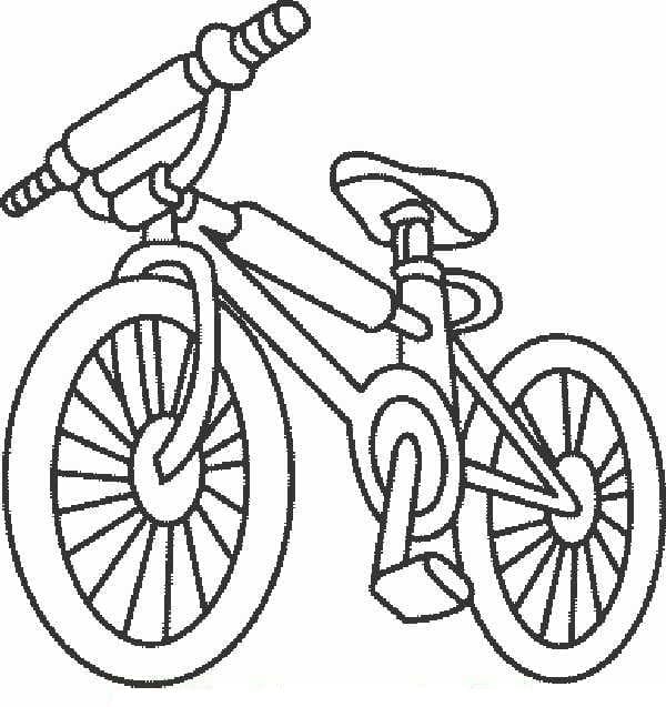 Vélo Pour Les Enfants coloring page