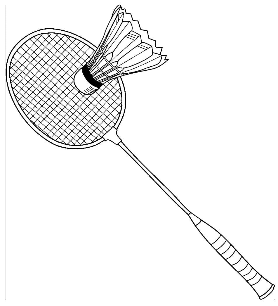 Badminton Pour Les Enfants De 5 An coloring page