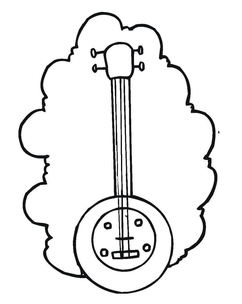 Banjo Pour Les Enfants coloring page