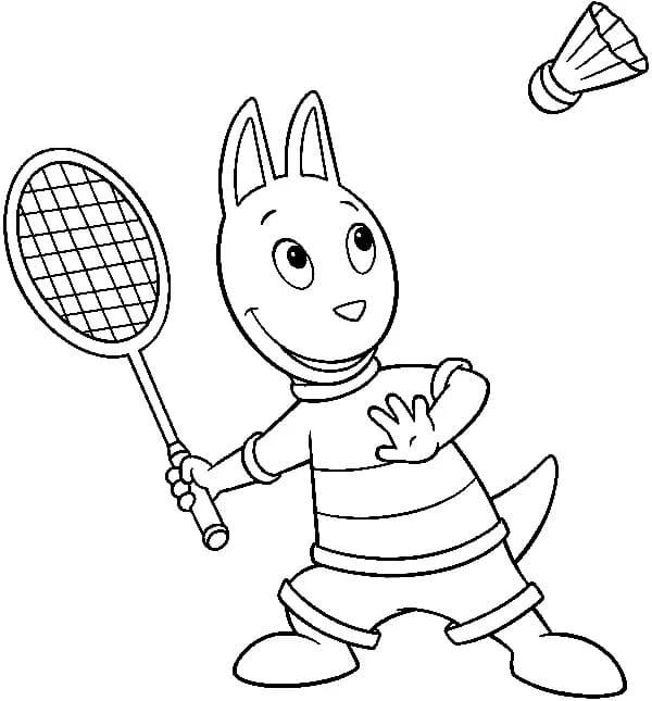 Dessin De Badminton Pour Enfants coloring page