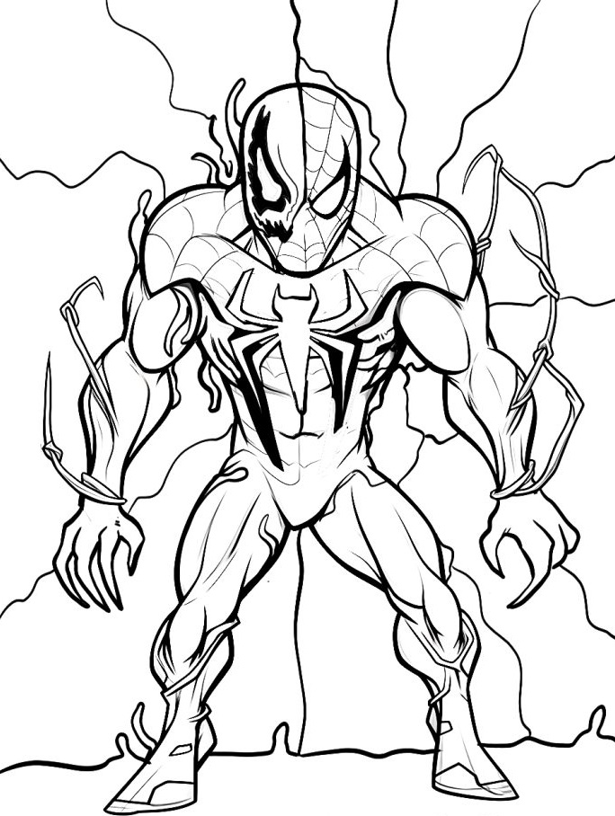 Dessin de Venom coloring page