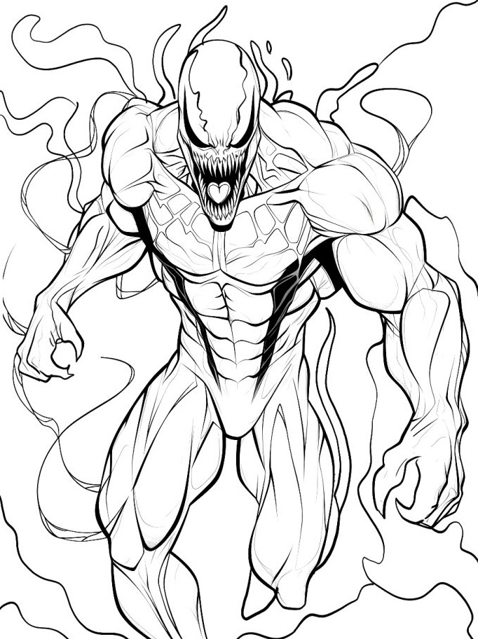 Dessin Gratuit de Venom coloring page