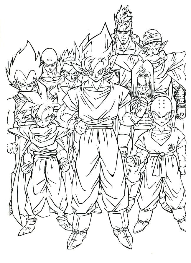 Coloriage Vegeta Dragon Ball Z T l charger Et Imprimer Gratuit Sur 