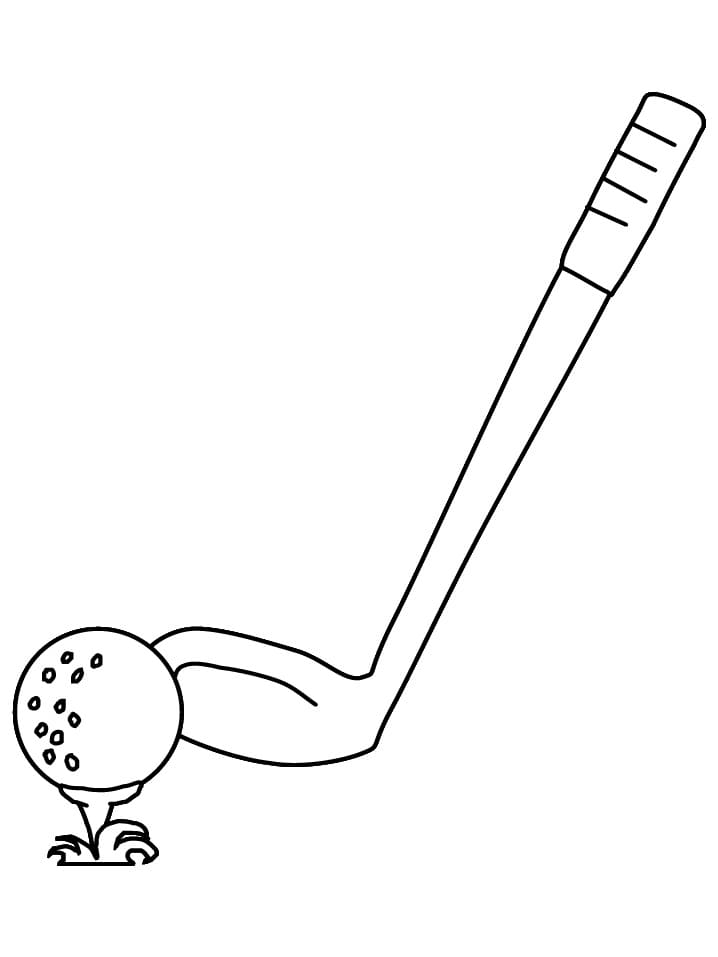 Golf 1 coloring page