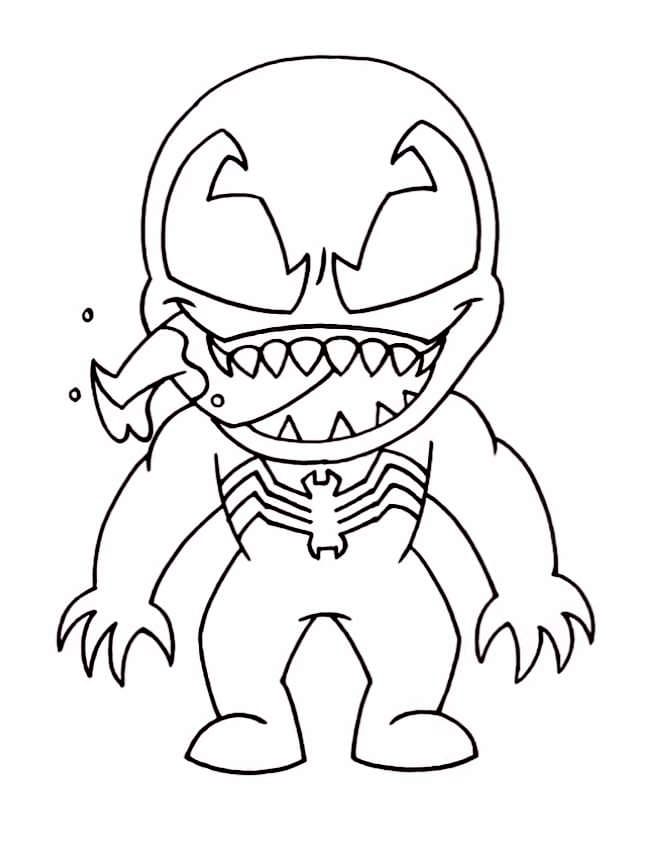 Imprimable Venom coloring page