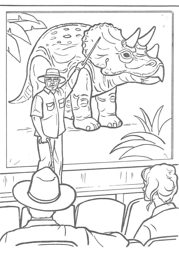 Jurassic Park 10 coloring page