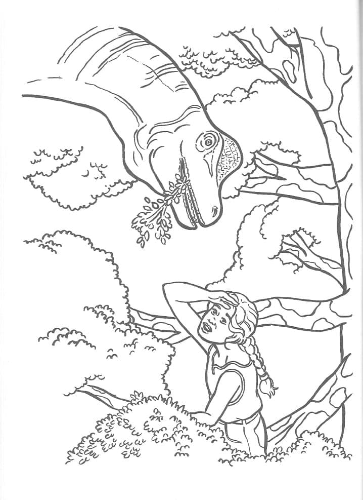 Jurassic Park 13 coloring page