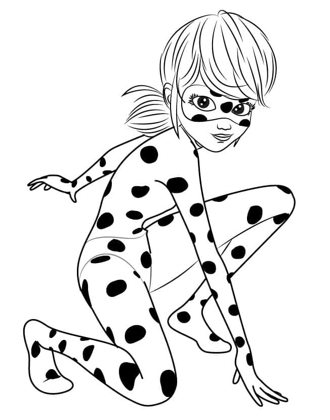 Marinette Dupain-Cheng coloring page