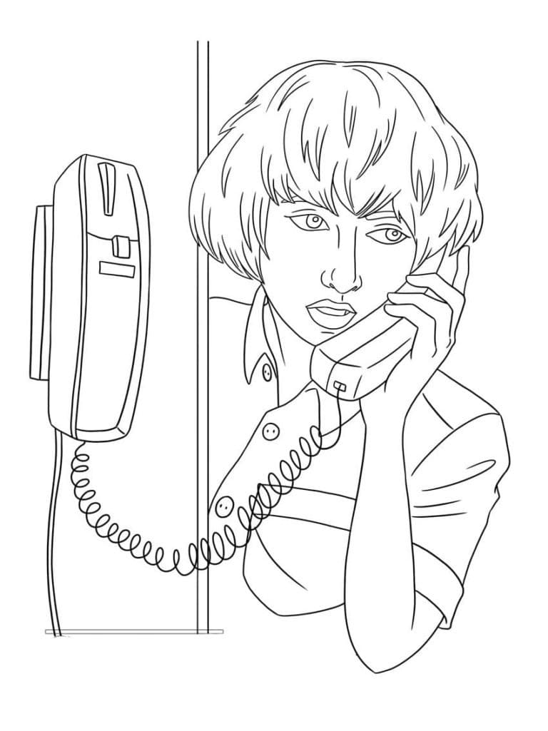 Mike Stranger Things coloring page