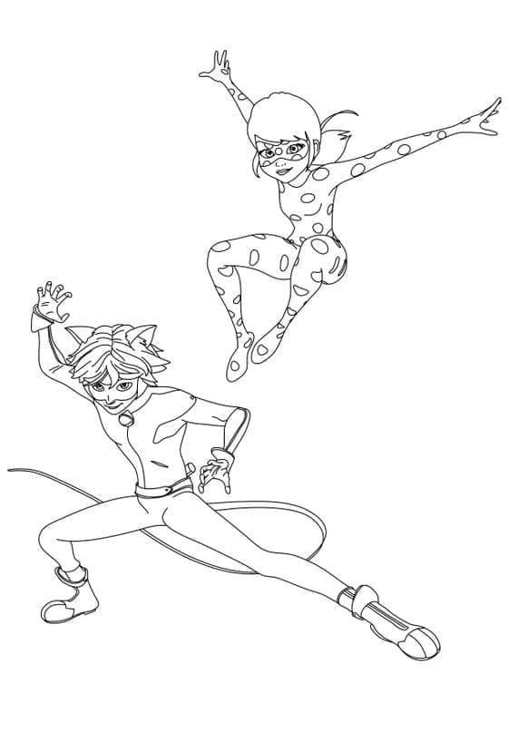 Miraculous 1 coloring page
