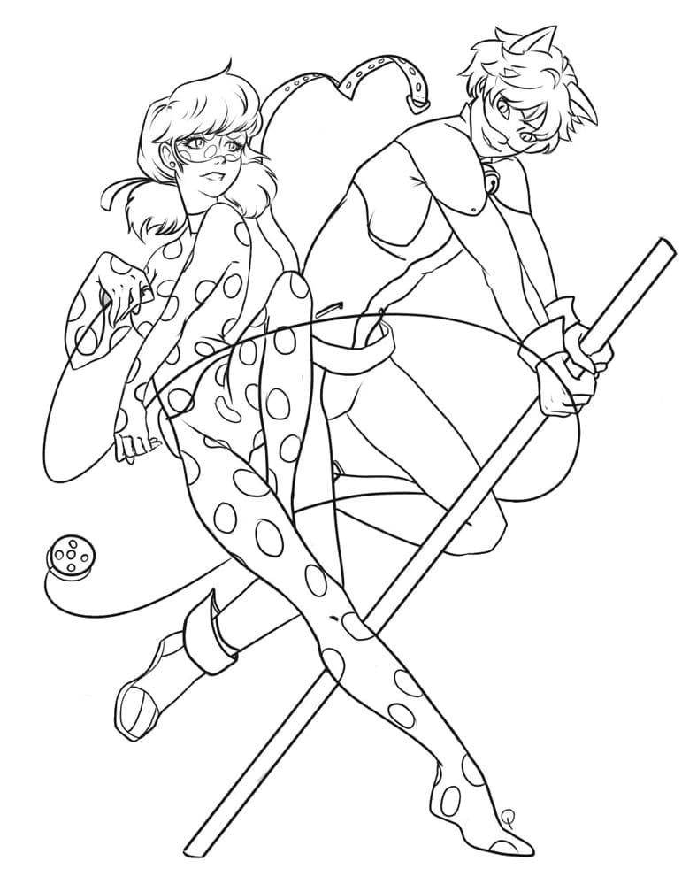 Miraculous 15 coloring page