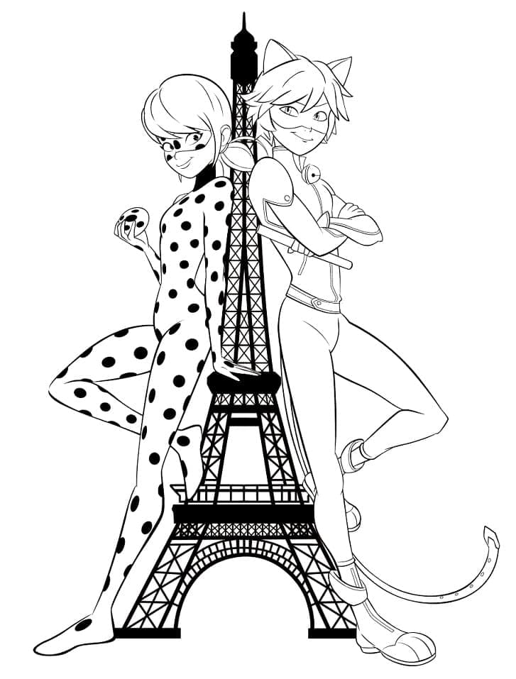 Miraculous 19 coloring page
