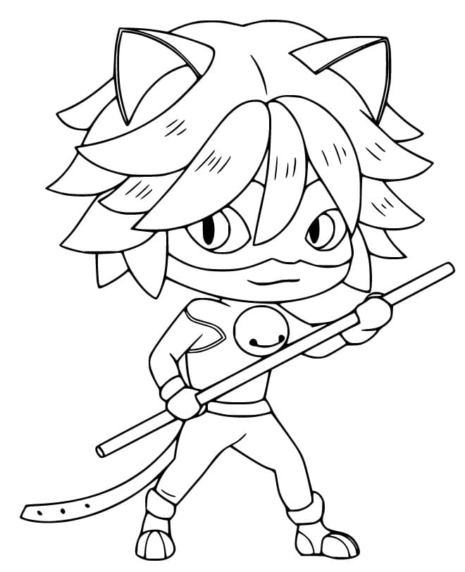 Miraculous 4 coloring page