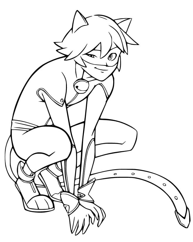 Miraculous 5 coloring page