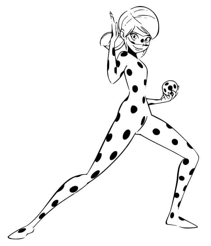 Miraculous 7 coloring page
