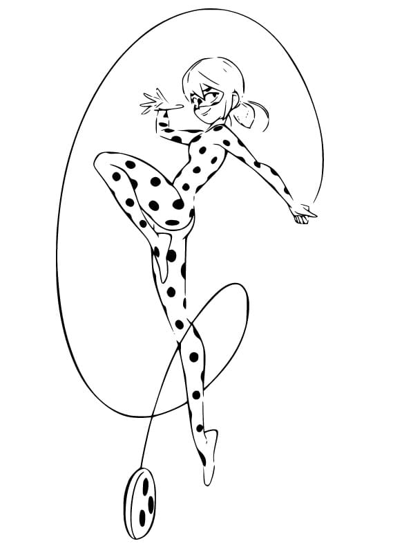 Miraculous 8 coloring page