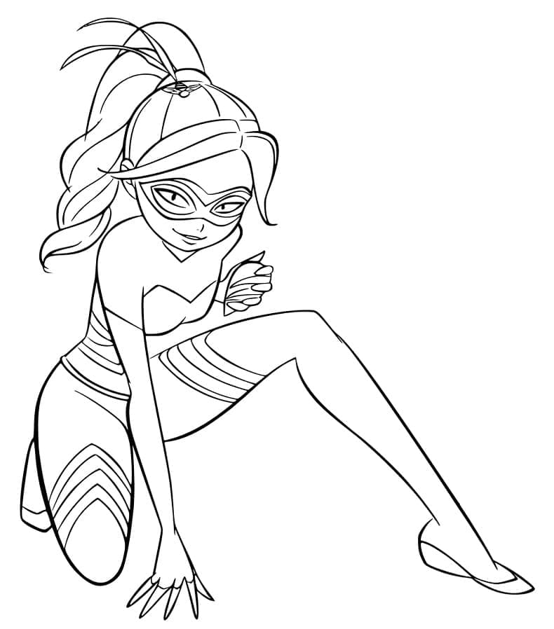 Miraculous Chloé Bourgeois coloring page