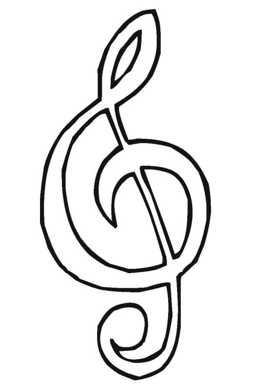 Note de Musique Gratuite Pour Les Enfants coloring page