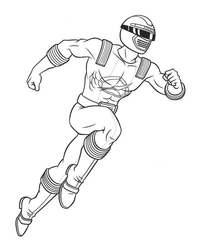 Power Rangers 10 coloring page