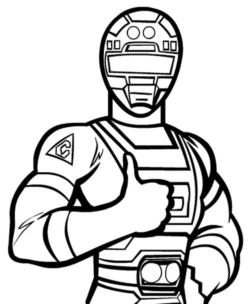 Power Rangers 11 coloring page