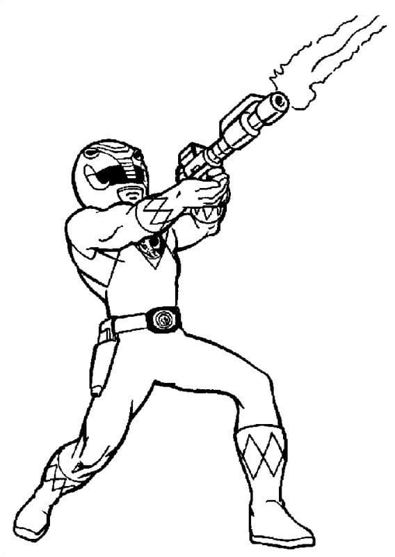 Power Rangers 13 coloring page