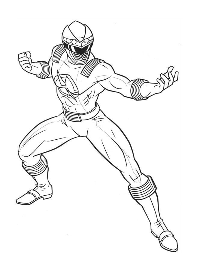 Power Rangers 16 coloring page