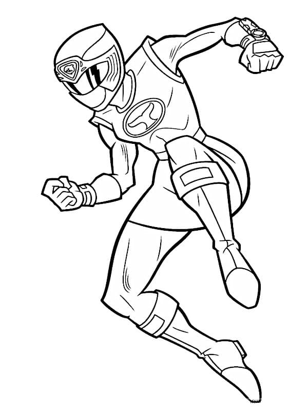 Power Rangers 4 coloring page