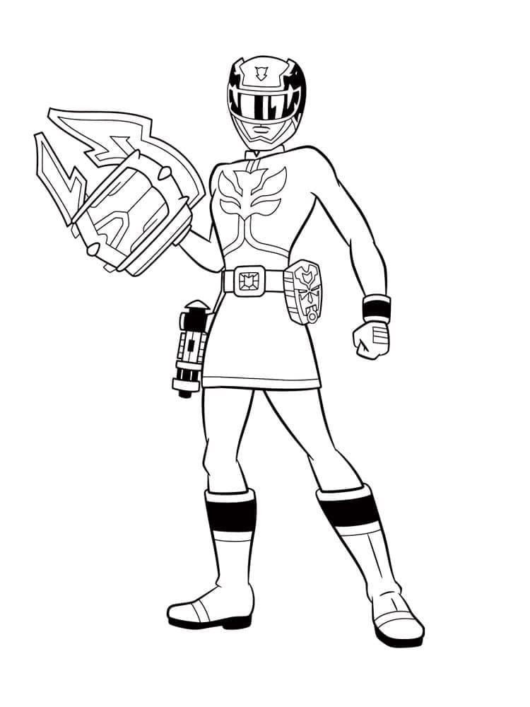 Power Rangers 8 coloring page