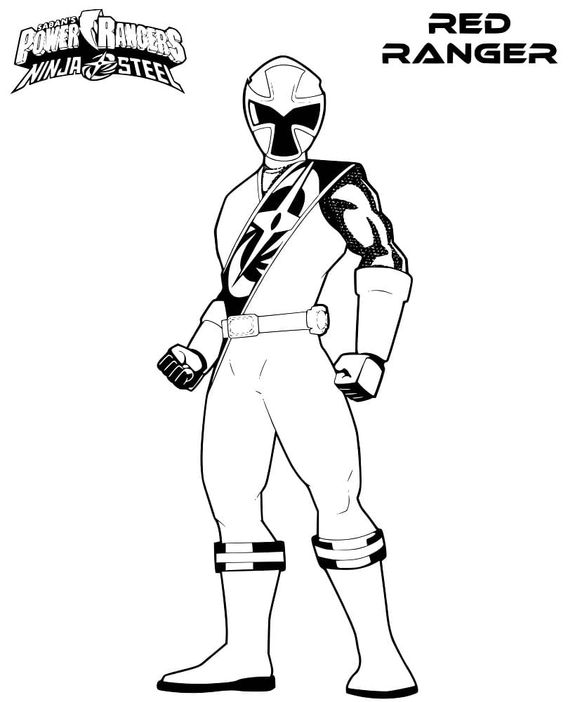 Power Rangers Ninja coloring page