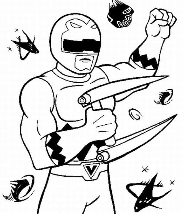 Power Rangers pour Les Enfants coloring page