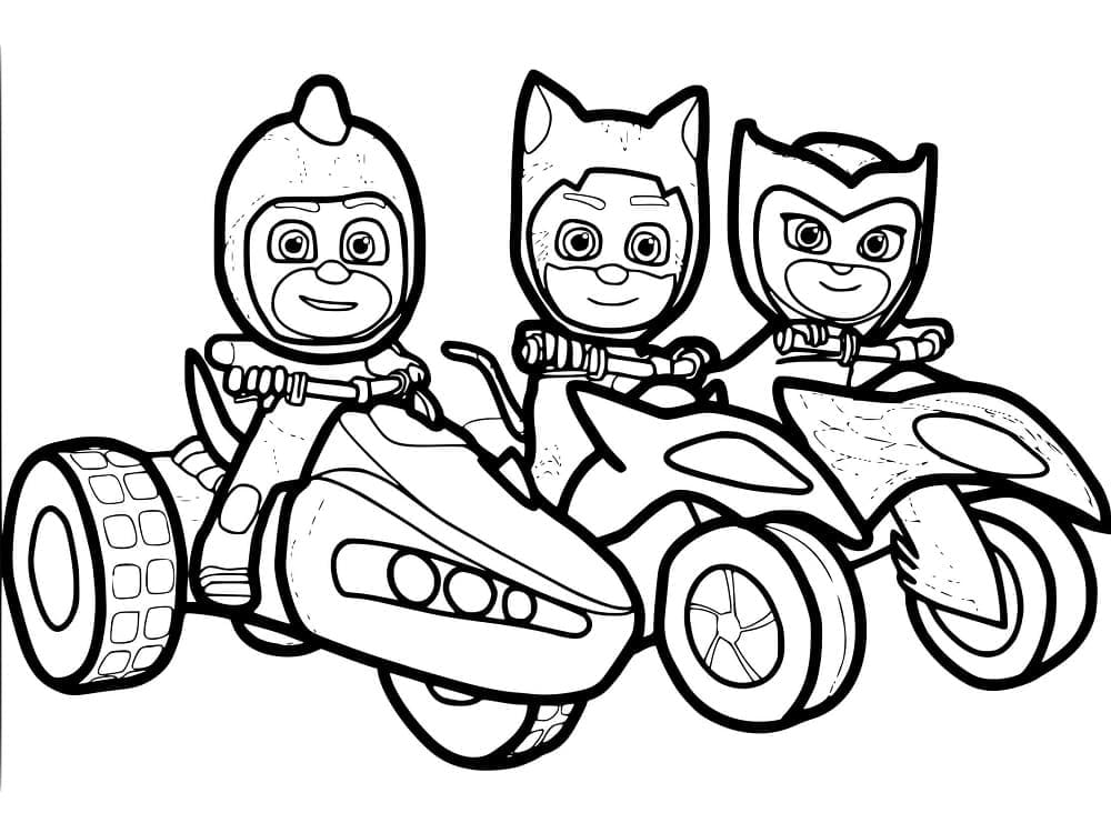 Pyjamasques (4) coloring page