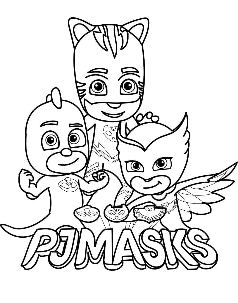 Pyjamasques 5 coloring page