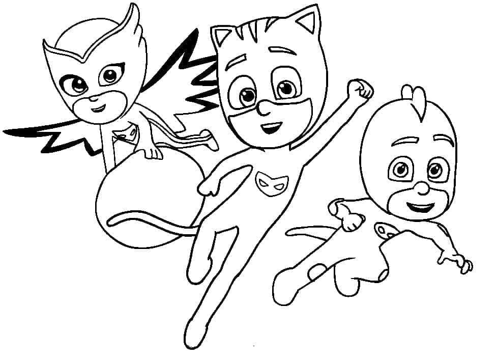 Pyjamasques 6 coloring page