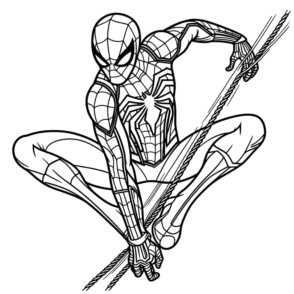 Spider-Man est Génial coloring page