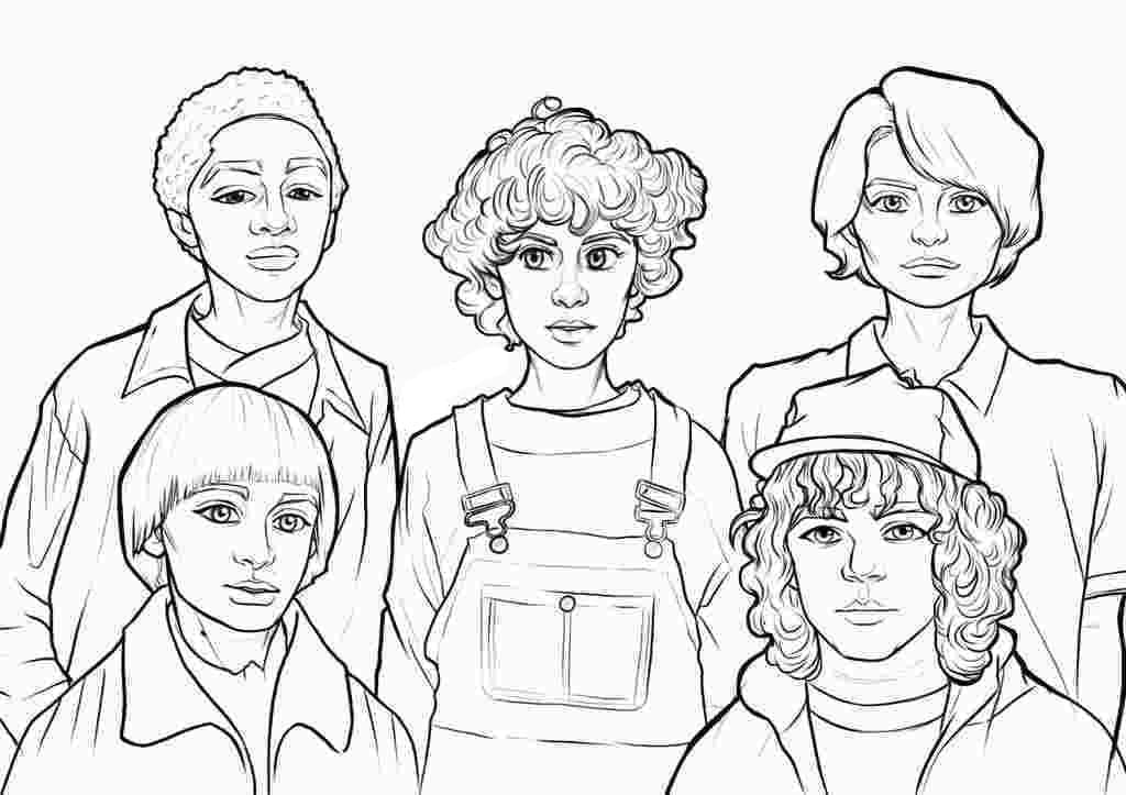 Stranger Things 4 coloring page