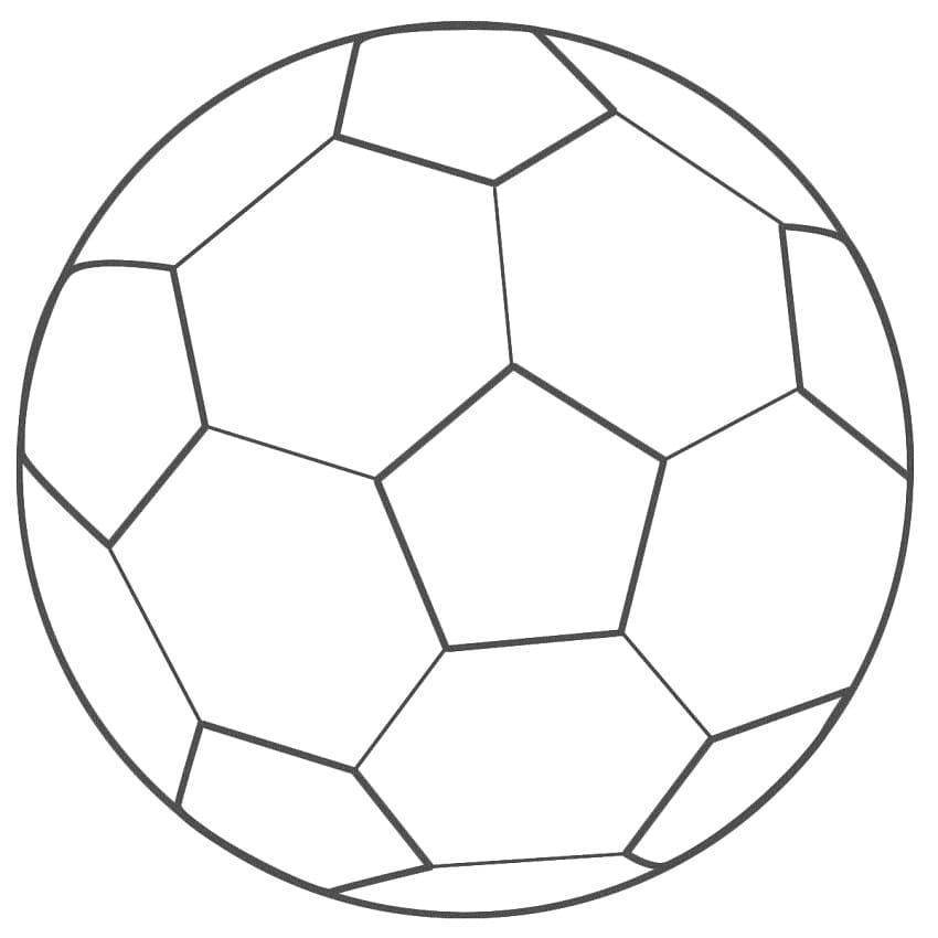 Un Ballon de Football coloring page