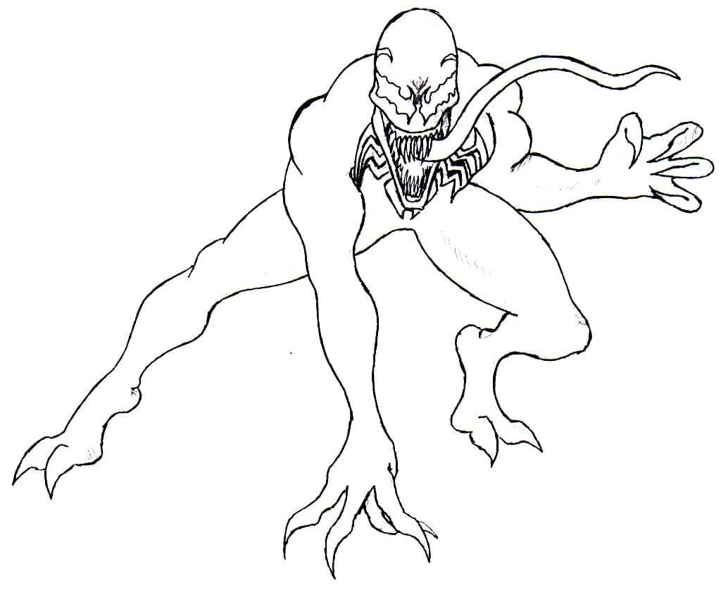 Venom 14 coloring page