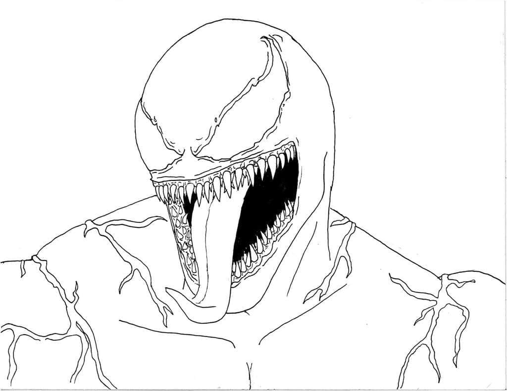Venom 3 coloring page