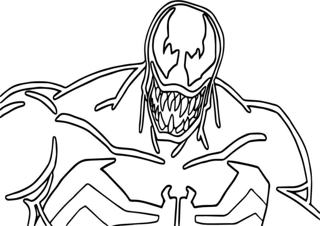 Venom 6 coloring page