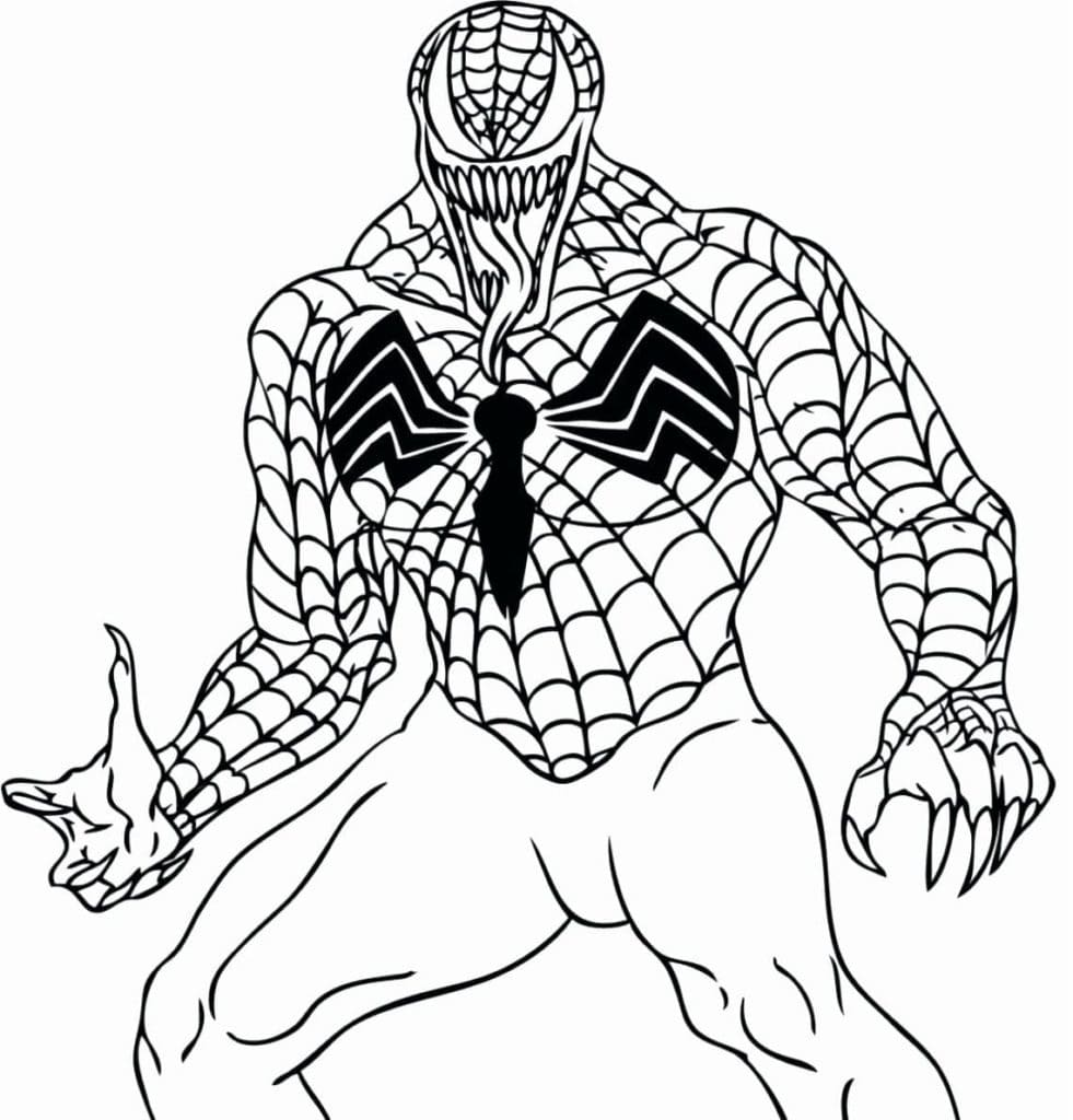 Venom Gratuit coloring page