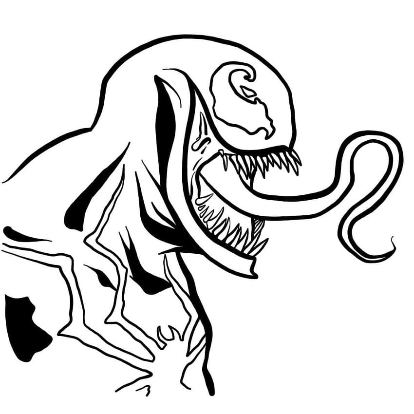 Venom Gratuitement coloring page
