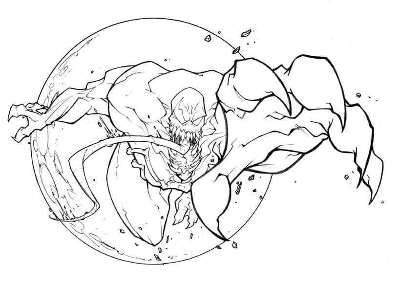 Venom Imprimable Pour Enfants coloring page